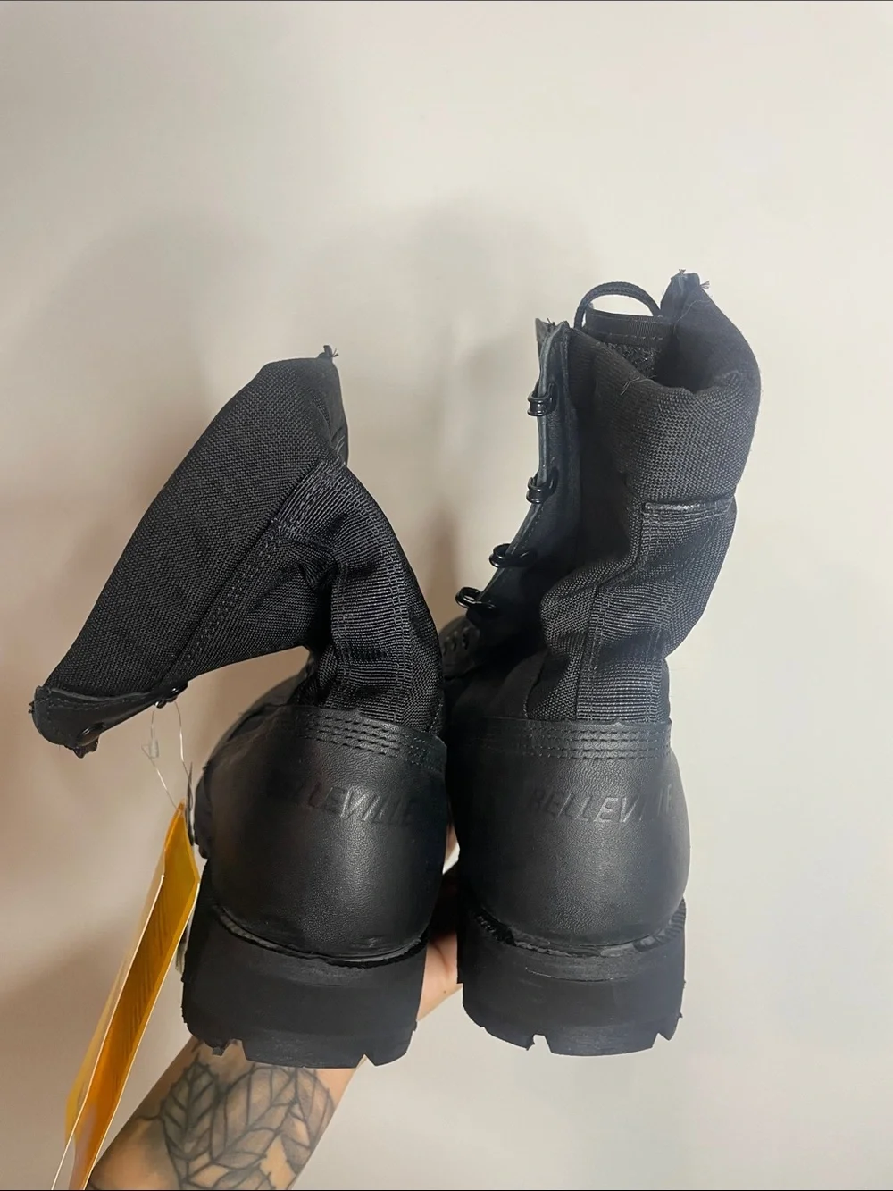 Belleville | 220 Trp ST Steel Toe Duty Boots Black Leather Size 10.5 NWT